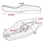 Motorcycle Driver Passenger Two Up Seat For Harley Sportster Xl Iron 1200 883 48