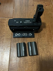Genuine Canon Bg-e4 Camera Battery Grip For Eos 5d With 2 Batteries