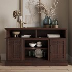 48  Wood Tv Stand Media Console Table Living Room Storage  Espresso