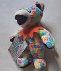 Peace Sign Bear Grateful Dead Bean Beanie Limited Edition Plush Doll Collectible