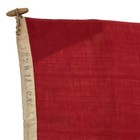 Vintage Sewn Wool Flag Of Turkey T  rkiye Cloth Old Turkish Nautical Textile Art