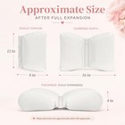 2pc Newborn Photography Butterfly Posing Pillow  Faux Leather Basket Filler