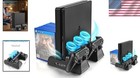 Ps4 Vertical Stand Cooling Fan Charger Controller Station