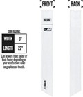 Nxtrnd Football Streamer Towel White Thin Sports Towel