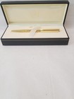 Alfred Dunhill Ballpoint Pen  Gold Finish In Original Box