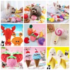 Sound Dog Stuffed Plush Durable Dog Pets Play Chew Toys Cat Puppy Squeaker Toys