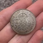 Vintage Great Britain 1941 Two  2  Shillings George Iv Coin