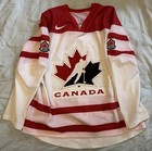 White Team Canada Jersey Iihf Sz  50