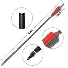 12 24pcs Crossbow Bolts 20 Inch Carbon Arrows Replaceable Points Archery Hunting