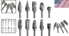 Multi-functional Carbide Burr Set - 10 Pcs For Engraving  Drilling   Polishing