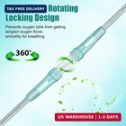 10 Pack 360   Swivel Oxygen Tubing Connectors  Rotating Hose Couplers  Leak-proof