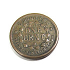 1863 C  Doscher  Not One Cent Civil War Trade Token New York