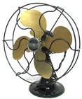 Spectacular Restored Antique 10  Emerson 2250 Vintage Electric Fan - Brass