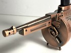 Vintage Lighter Holder 1990 s Thompson Sub Machine Gun Copper 11 Inches Read