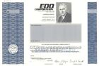 Edo Corp  - 1998 Specimen Stock Certificate - Specimen Stocks   Bonds