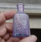 1880 Roger   Gallet Paris Pretty Amethyst Oval Cologne Bottle