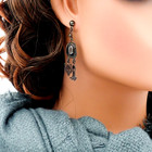 Cowgirl Southwestern Sterling Silver Cowboy Hat Boots Wolf Dangles Post Earrings