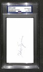Signed Ken Squier 3x5 Card Golden Voice Of Nascar Autograph Winston Cup Auto Psa