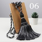 1 Pair Curtain Holdbacks Tassel Curtain Tie Backs Rope Strap Home Room Decor  