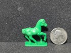 Vintage Plastic Horse Tupperware Alphabet Toy Figure  - Green Standing Mini