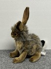 Black Tail Jack Rabbit Hansa 10  Plush Woodland Bunny Hare Stuffed Animal