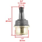 4 Front Upper Lower Knuckle Ball Joint For Honda Trx300fw Fourtrax 300 4x4 88-00