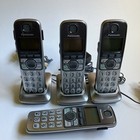 Lot Of 4 Panasonic Kx-tga470 S Cordless Replacement Phones   3 Bases Pnlc1029 88