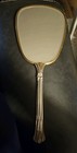Vintage Golden pink Metal Handheld Mirror  Trinket   Mini Perfume Atomiser Lot 3