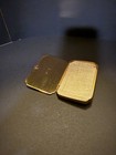Vintage Art Deco Enamel Gold Tone Compact - 153