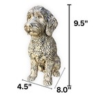 Golden Doodle Statue 3d Printed Hand Painted Weighted Decor