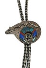 Vintage Animal Theme  bear  925 Sterling Silver Bolo Tie