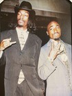 New Textured Black Framed Snoop Dogg  Tupac 2pac 27x39    Digital Print Poster