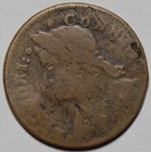 1787 Connecticut Colonial Copper  Draped Bust Left  Miller 33 23-z 4  R5