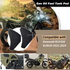 2pcs Fuel Tank Pad For Motor Knee Grip Kawasaki Klr 650 2022-2024 Black Us