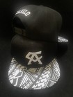 Canelo Alvarez Hat Bandana Tribal Brim Boxing Champion Snapback Black Rare