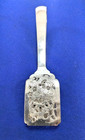  800 Fine Silver Asparagus  Sandwich Serving Tong 7- 1 4  Long