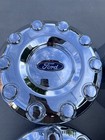 Ford F450 F550 Oem 10 Lug Chrome Rear Center Cap Hc3c-1a096-pb Nb Set 4