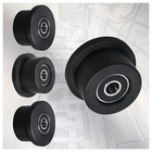 4pcs Suitablefor Total Gym Wheels rollers Models 1000 1400 1500 600 1700 black E