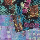 Printed Collage Papers  Printed Painted Papers  Mixed Media  Ephemera 20 Designs