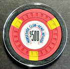 Casino Chip  Horseshoe Club  500 Reno Nv Casino Legends Hall Of Fame