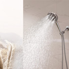 6 Spray Settings High Pressure Shower Head With Filter  Handheld Rainfall Combo