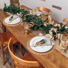Round Woven Placemats  Rattan Placemats  13 Inch  Set Of 6