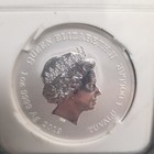 2019 Tuvalu  1 Marvel Captain America 1oz  9999 Silver Coin Queen Elizabeth Ii