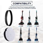 Vacuum Filter For Bissell Powerforce Compact Lightweight Upright Vacuum Belt