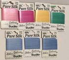 Bucilla Pure Silk Ribbon - Lot Of 15  assorted Colors  7mm   4mm  - Read