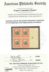 Canal Zone  39d Very Fine Never Hinged Type Ii Block Overprint Reading Down