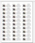 150 Cannon Civil War Mailing Return Address Labels Personalized
