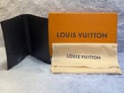Authentic Louis Vuitton Passport Cover Black Menm64501 Never Used Included Box A