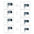 Bornfeel Aquarium Airline Tubing Connectors I T L Y 40pcs Fish 2mm  Clear