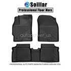 For 2010-2015 Toyota Prius Tpe Floor Mats Liners 3d Model Front   Rear 3pcs